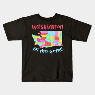 USA state: Washington Kids T-Shirt